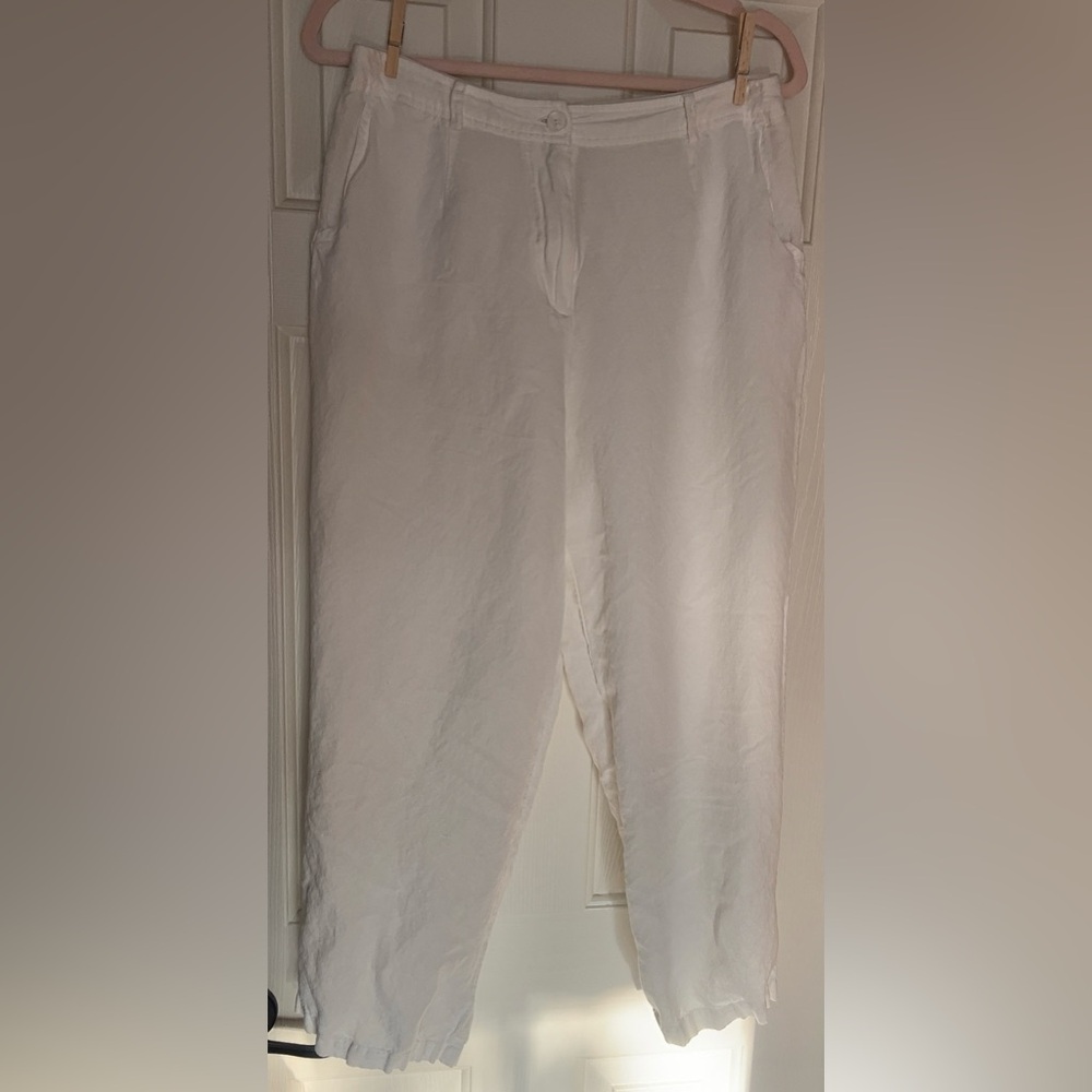 NAP | Women’s White Linen Pants Size Small